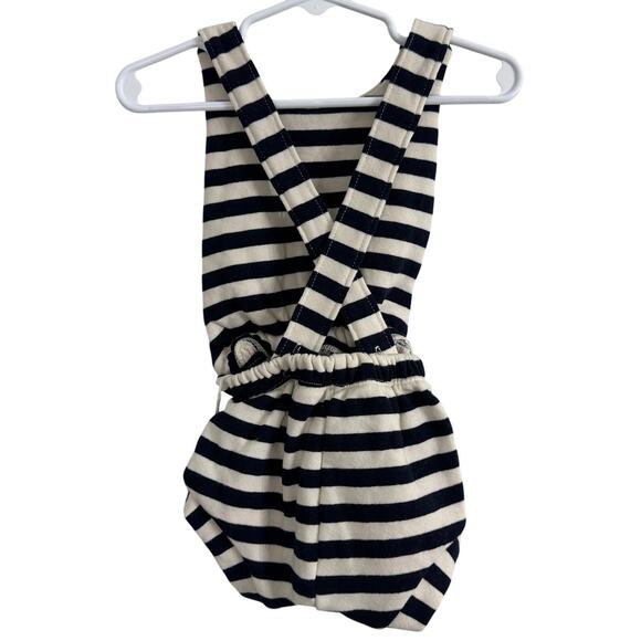 Childhoods Clothing Black & White Striped Romper Shortie Size 18-24 Months New - Picture 3 of 5
